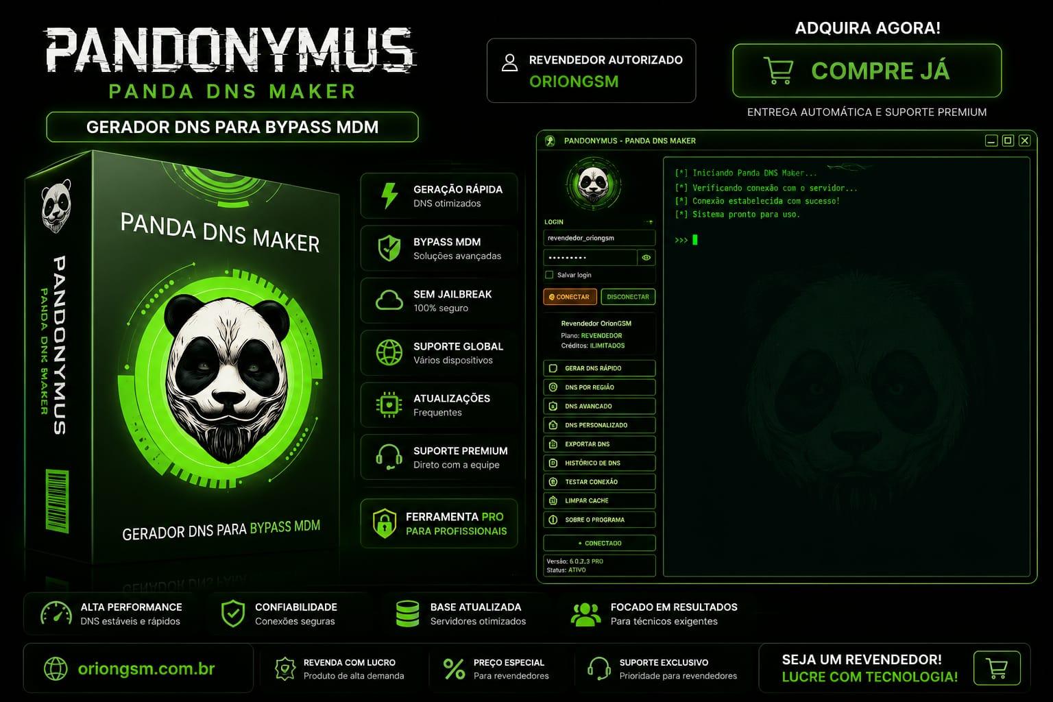 Pandonymus PandaX MDM Maker Pro - Ativação 09 Meses