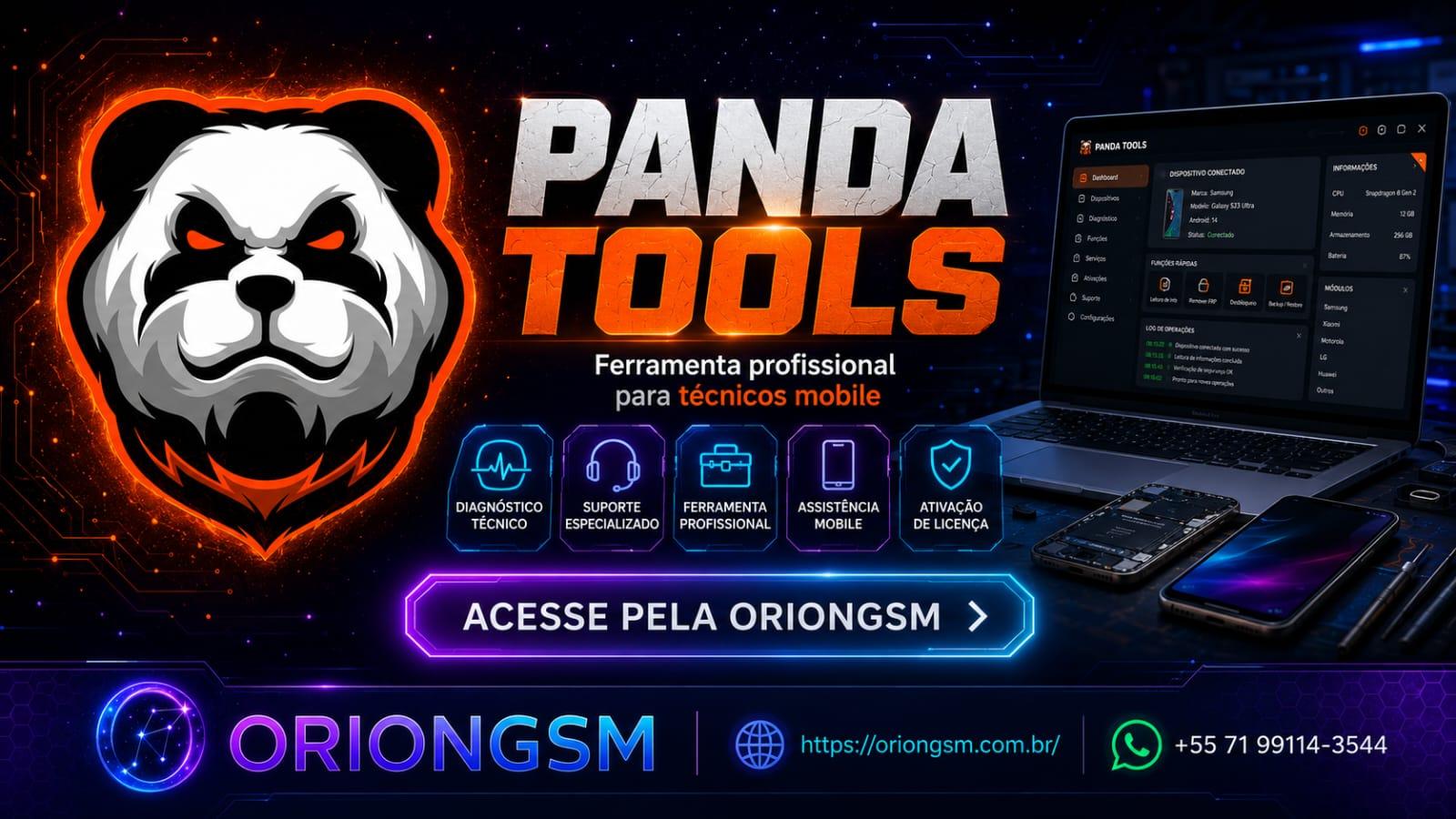 Panda Tools Unlock - Recarga de Créditos ( Samsung/LG/Moto) Usuário Existente