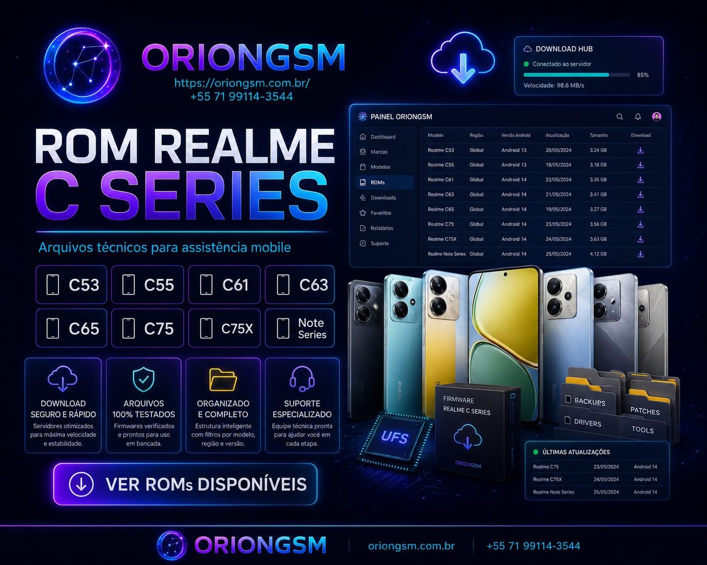 ROM REALME C65 RMX3910export_11_14.0.1.1503EX01_2025031113270000 PCB: 23704 - Mês 03/25