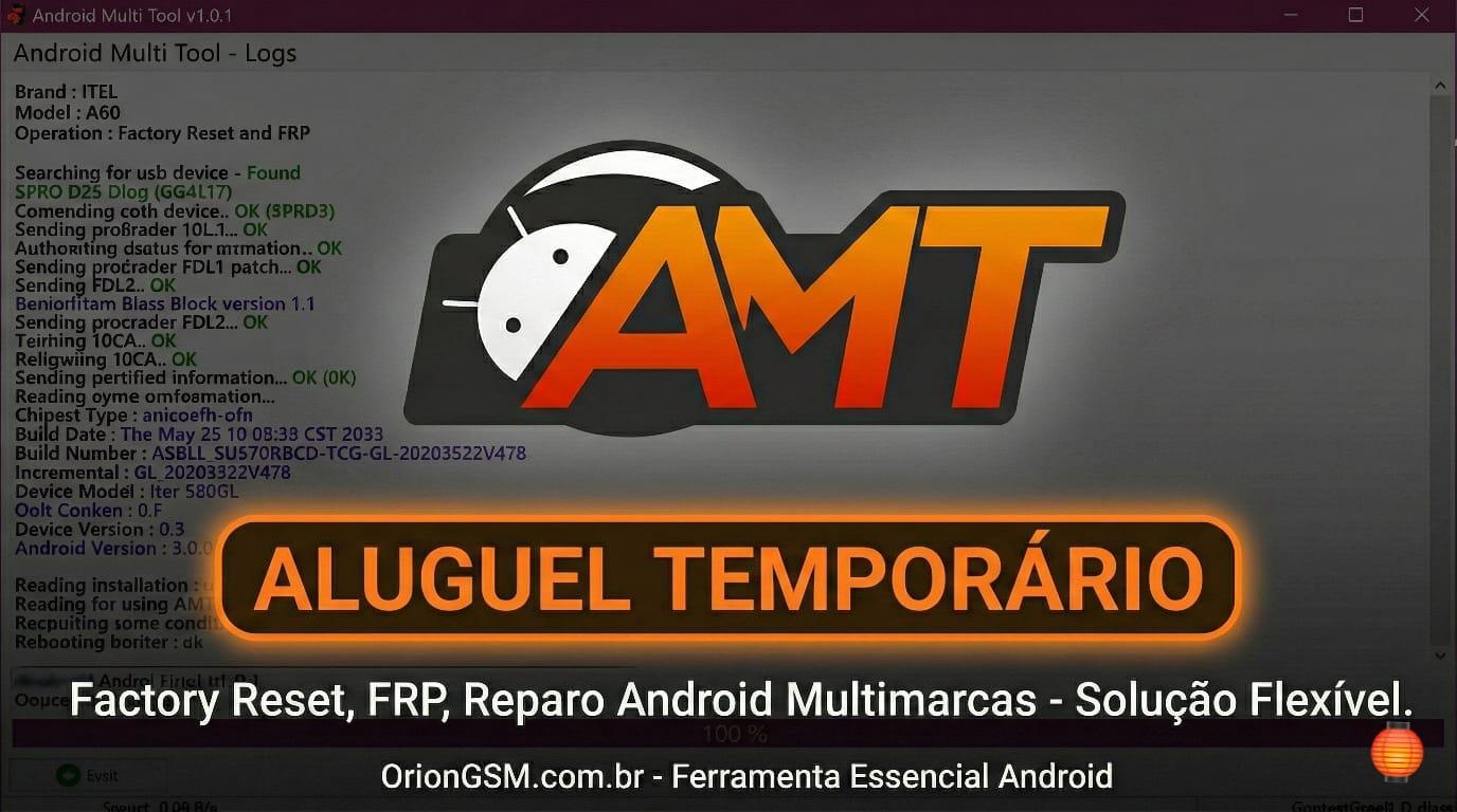 AMT - Android Multi Tool Aluguel - 02 Horas ( Melhor Preço )