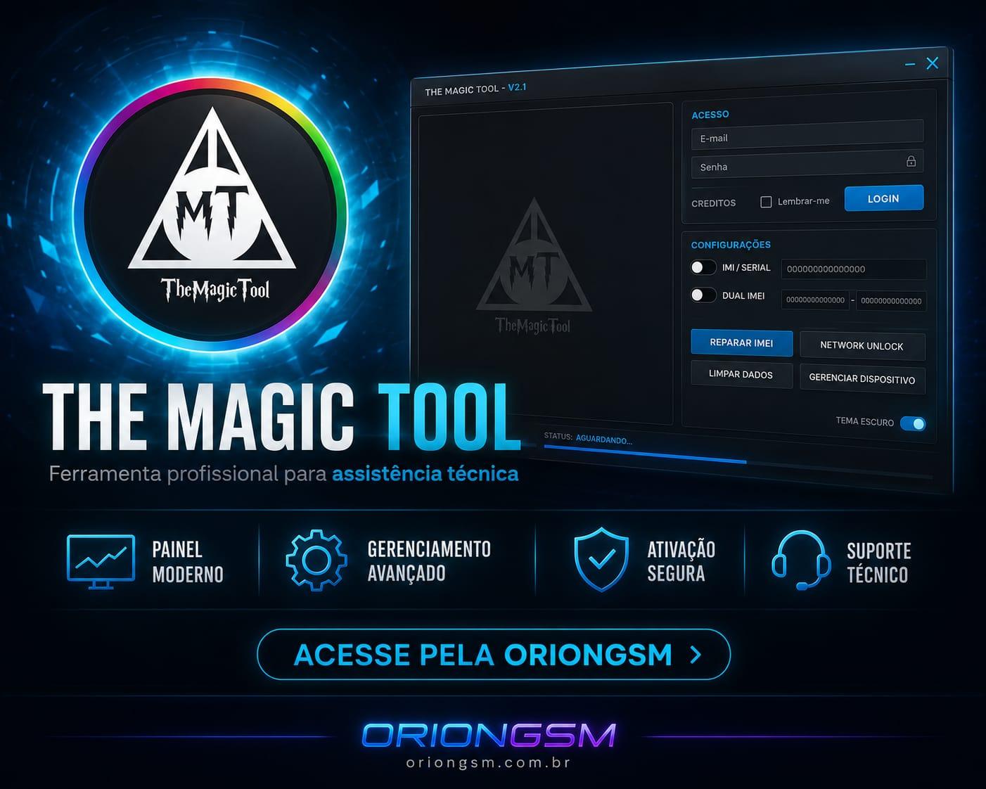 The Magic tool - Criar Novo Usuário