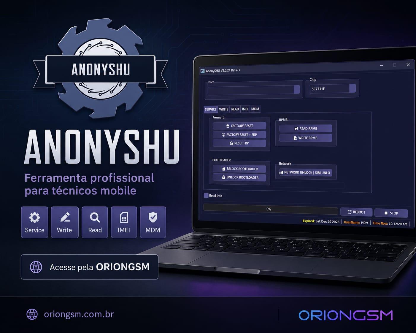 Anonyshu Tool Ativação 06 Meses