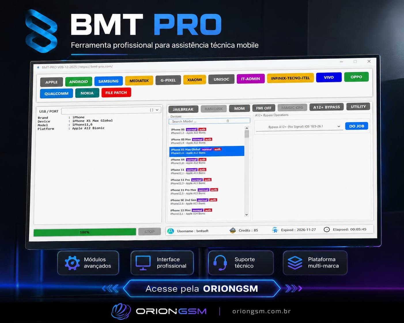 BMT Pro - Recarga de Créditos ( Usuário Existente )