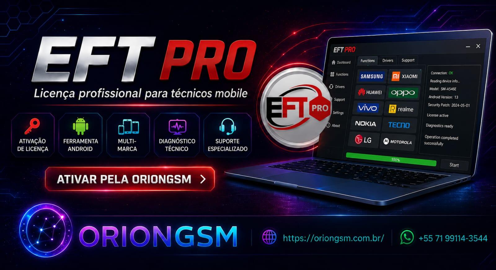 EFT Dongle - Ativação/Suporte 12 Meses