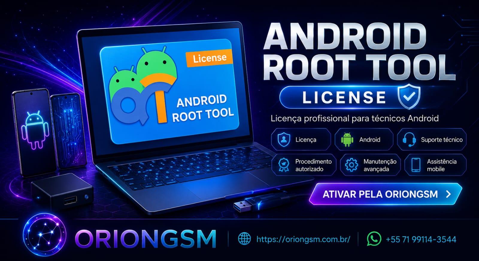 Android Root Tool - ART Ativação 01 Ano - 01 PC