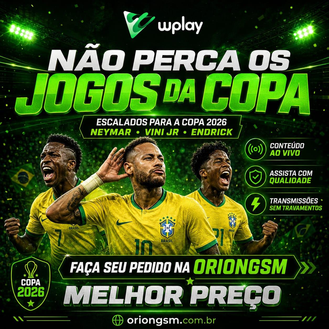 IPTV BRASIL - Wplay Nova Conta/ Renovação (1 MÊS )