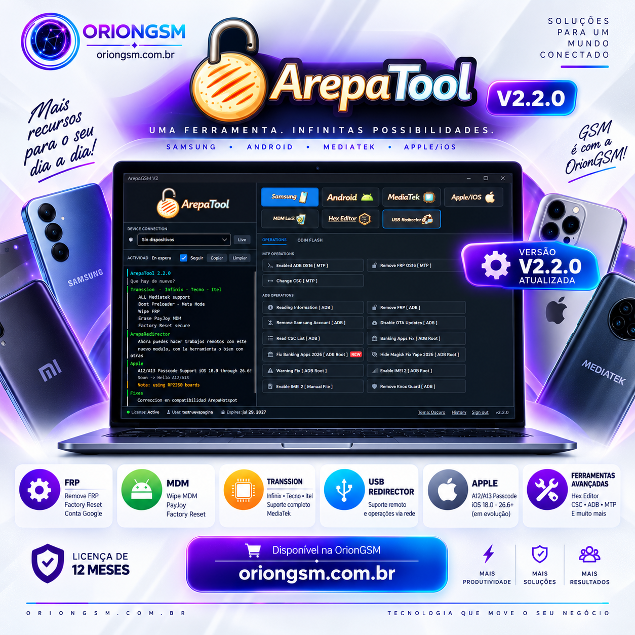 ArepaTool - Aluguel 24 Horas