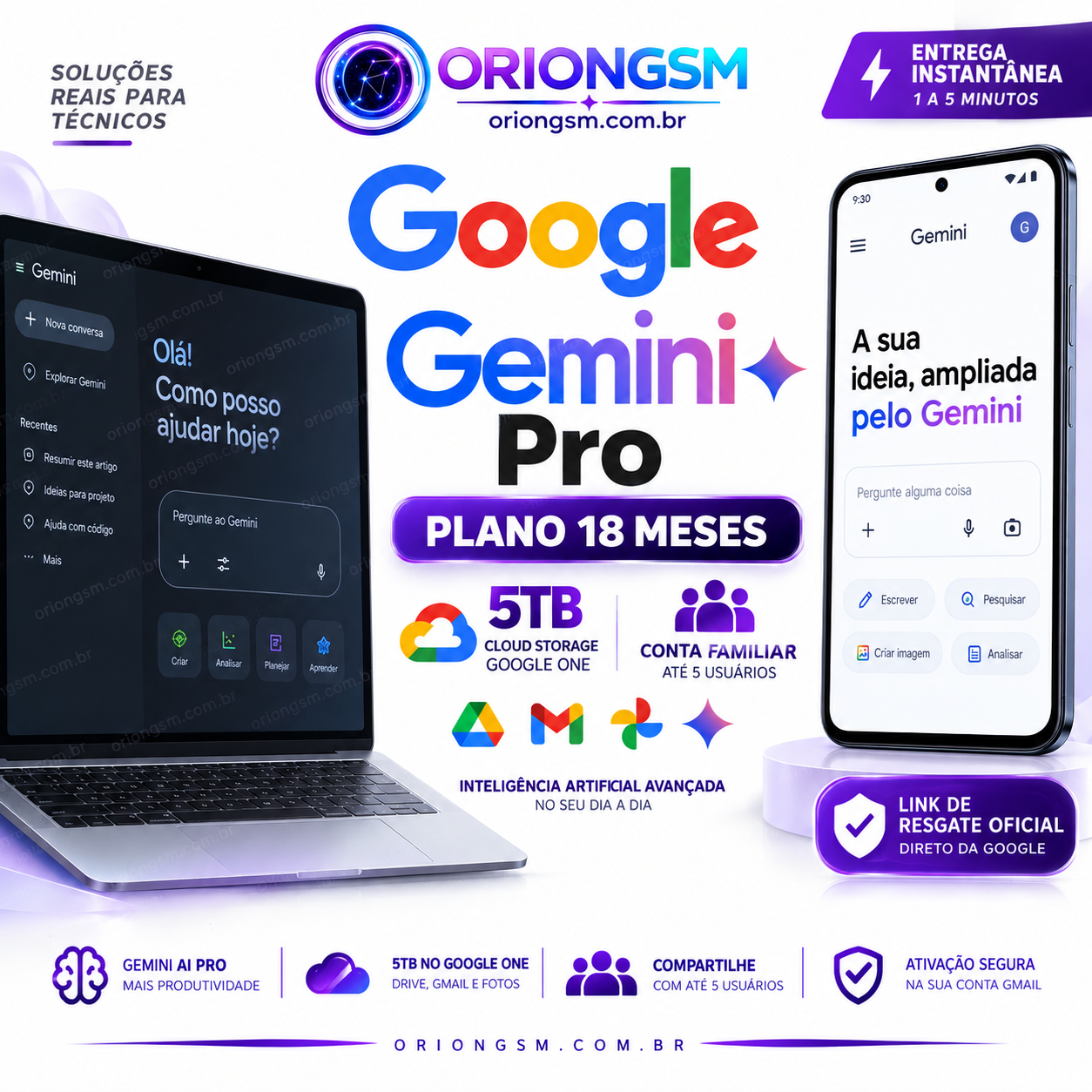 Google Gemini Pro 18 Meses [Link de Resgate Oficial]