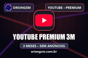 YouTube Premium - 3 Meses (Sem Anúncios + YouTube Music)