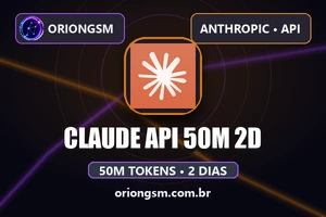 Claude API Anthropic - 50 Milhões de Tokens (Validade 2 Dias)